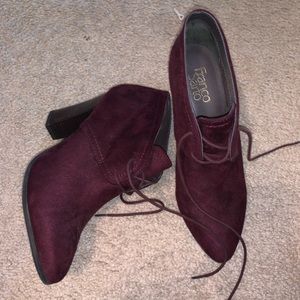 Franco Sarto Red Booties